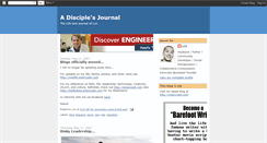 Desktop Screenshot of disciplesjournal.blogspot.com