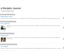 Tablet Screenshot of disciplesjournal.blogspot.com