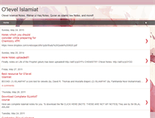 Tablet Screenshot of olevel-islamiat.blogspot.com