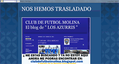 Desktop Screenshot of clubdeportivomolinense.blogspot.com