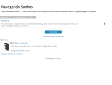 Tablet Screenshot of navegandosonhos.blogspot.com