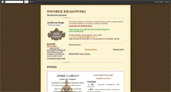 Desktop Screenshot of dworek-krakowski.blogspot.com