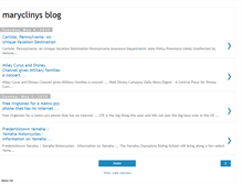 Tablet Screenshot of maryclinys.blogspot.com