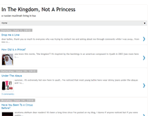 Tablet Screenshot of inthekingdomnotprincess.blogspot.com