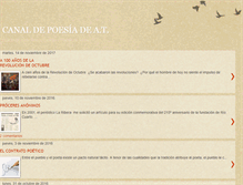 Tablet Screenshot of canaldepoesiadeat.blogspot.com