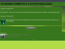 Tablet Screenshot of economiadomesticasustentavel.blogspot.com