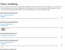 Tablet Screenshot of fiskysscribbling.blogspot.com