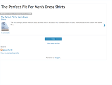 Tablet Screenshot of dress-shirts-for-men.blogspot.com