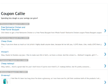 Tablet Screenshot of couponcallie.blogspot.com