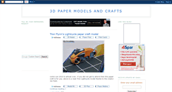 Desktop Screenshot of papermodeluniverse.blogspot.com
