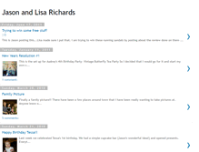 Tablet Screenshot of jasonandlisarichards.blogspot.com