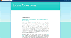 Desktop Screenshot of exams-question.blogspot.com