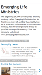 Mobile Screenshot of emerginglifeministries.blogspot.com