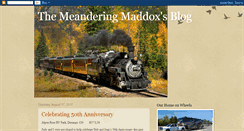 Desktop Screenshot of meanderingmaddoxs.blogspot.com