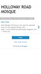 Mobile Screenshot of hollowaymosque.blogspot.com