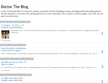 Tablet Screenshot of doctortheblog.blogspot.com