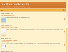 Tablet Screenshot of firstgradeteachersintn.blogspot.com