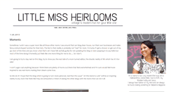 Desktop Screenshot of littlemissheirlooms.blogspot.com