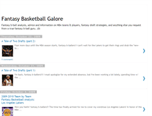 Tablet Screenshot of fantasyb-ball.blogspot.com