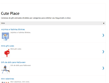 Tablet Screenshot of blogcuteplace.blogspot.com