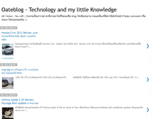 Tablet Screenshot of oateblog.blogspot.com