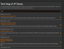 Tablet Screenshot of jpdavey.blogspot.com