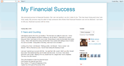 Desktop Screenshot of financialsuccessismine.blogspot.com