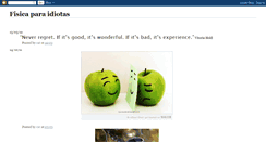 Desktop Screenshot of fisicaparaidiotas1.blogspot.com