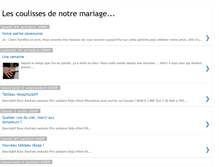 Tablet Screenshot of lescoulissesdenotremariage.blogspot.com