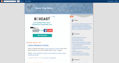 Desktop Screenshot of boxerdognews.blogspot.com