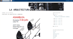 Desktop Screenshot of laarquitecturaesaburrida.blogspot.com