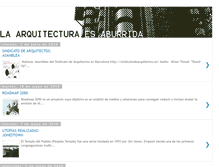Tablet Screenshot of laarquitecturaesaburrida.blogspot.com