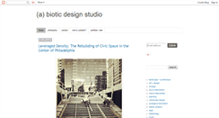 Desktop Screenshot of abioticdesignstudio.blogspot.com