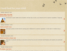 Tablet Screenshot of kiddifood.blogspot.com