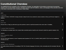Tablet Screenshot of constitutional-cherokee.blogspot.com