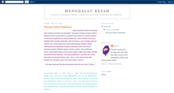 Desktop Screenshot of menghalauresah.blogspot.com