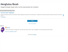 Tablet Screenshot of menghalauresah.blogspot.com