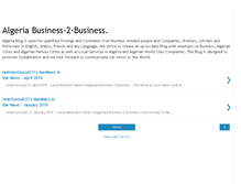 Tablet Screenshot of algeria-business.blogspot.com