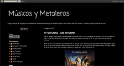 Desktop Screenshot of musicosmetaleros.blogspot.com
