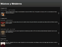 Tablet Screenshot of musicosmetaleros.blogspot.com