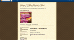 Desktop Screenshot of bishopcdmillerblog.blogspot.com