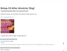 Tablet Screenshot of bishopcdmillerblog.blogspot.com