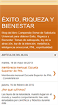 Mobile Screenshot of exito-riqueza-bienestar.blogspot.com