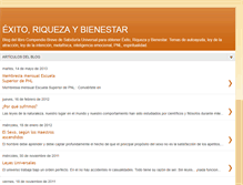 Tablet Screenshot of exito-riqueza-bienestar.blogspot.com