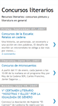 Mobile Screenshot of concursosliterarios.blogspot.com