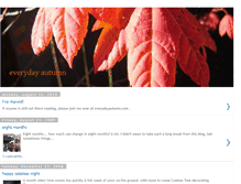 Tablet Screenshot of everydayautumn.blogspot.com