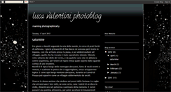 Desktop Screenshot of lucavalentini.blogspot.com