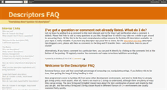 Desktop Screenshot of descriptors.blogspot.com