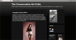 Desktop Screenshot of conartcritic.blogspot.com