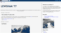 Desktop Screenshot of lewisham77.blogspot.com